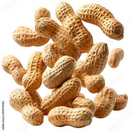 Peanuts isolated image