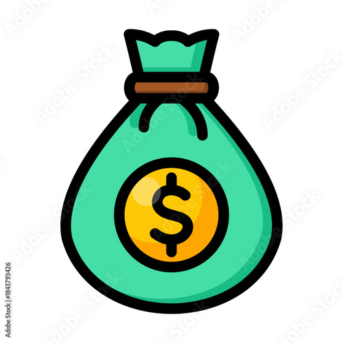 Dollar Money Bag Icon