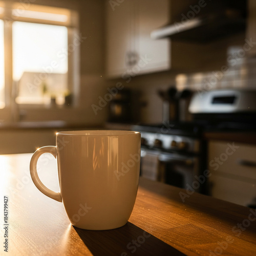 cup of coffee on the table