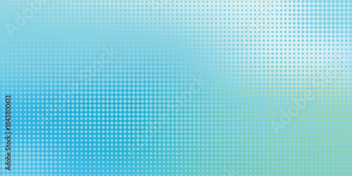 Calm Blue Green Gradient With Halftone Dots Background For Modern Design Projects