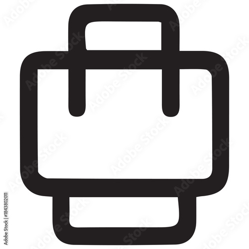vector briefcase icon