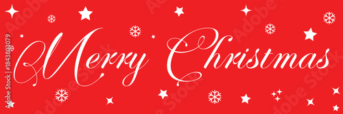 Merry Christmas hand lettering calligraphy isolated on white background. Vector holiday illustration element. Merry Christmas calligraphy. Vector holiday illustration element Merry Christmas greetings