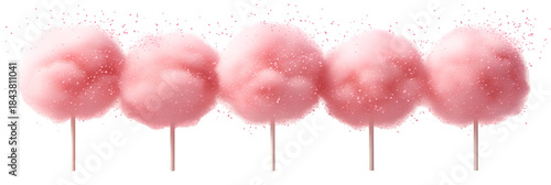 Pink cotton candy treats arrangement