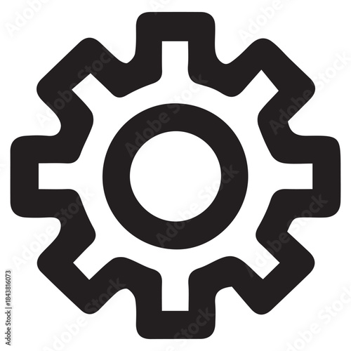 Settings and Preferences Line Art Symbol