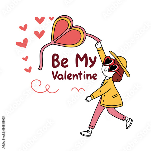 Minimal abstract illustration on a clean white background