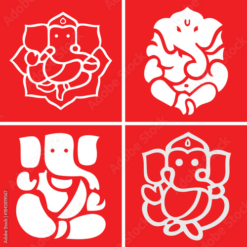 Set of Loard Ganesha 