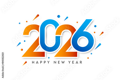 Happy New Year 2026 Celebration PNG