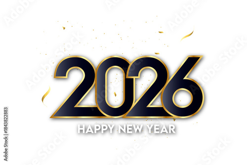 Happy New Year 2026 Celebration PNG