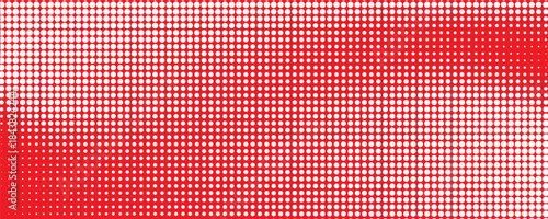 Dark grey abstract wide horizontal banner with hexagon carbon fiber grid and orange luminous lines red