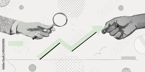 Analyzing growth and progress with investigation and focused determination
