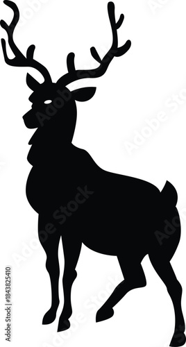 deer silhouette vector