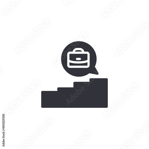 Leadership podium icon representing authority, responsibility, professional success, and recognized achievement status.