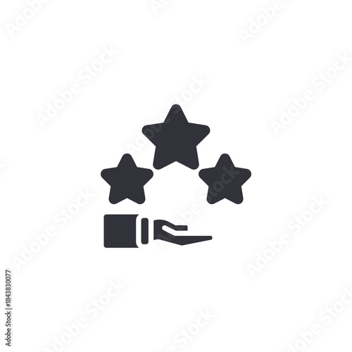 Customer satisfaction icon illustrating positive feedback, service excellence, appreciation, and successful outcomes.