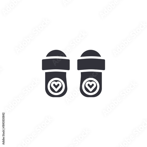 Binoculars icon representing observation, searching, exploration, focus, vision, and discovery concept in minimal style.