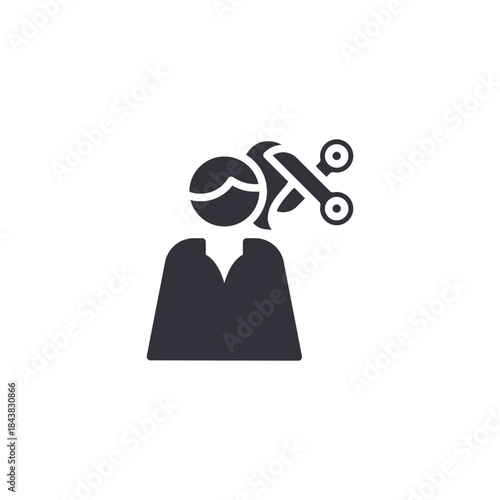 Cyclist on mountain icon representing outdoor activity, adventure, biking sport, fitness, and nature exploration concept.