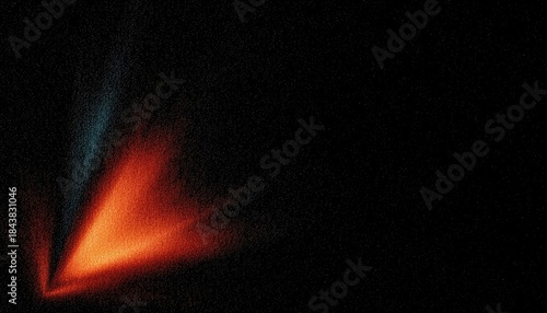 Abstract explosion of colored particles emanating from a dark background for dynamic event presentations