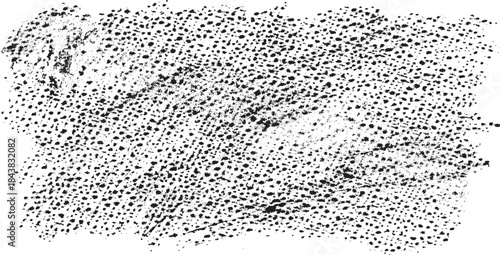 Abstract vector noise. Small particles of debris and dust. Distressed uneven background. Grunge with fine grains isolated on white background. Vector illustration. EPS10.