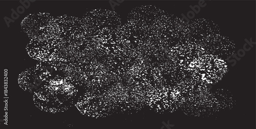 Abstract vector noise. Small particles of debris and dust. Distressed uneven background. Grunge with fine grains isolated on white background. Vector illustration. EPS10.