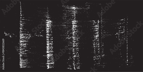 Vector brush stroke texture. Distressed uneven grunge background. Abstract vector illustration. Overlay over any design to create interesting effect and depth. Black isolated on white. EPS10