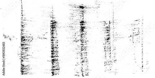 Vector brush stroke texture. Distressed uneven grunge background. Abstract vector illustration. Overlay over any design to create interesting effect and depth. Black isolated on white. EPS10