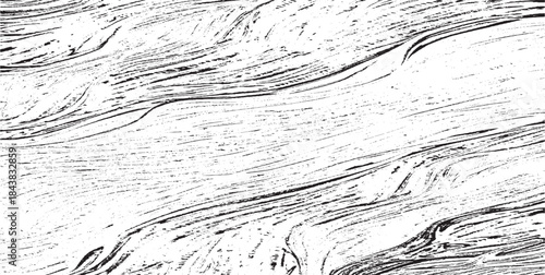 Vector brush stroke texture. Distressed uneven grunge background. Abstract vector illustration. Overlay over any design to create interesting effect and depth. Black isolated on white. EPS10