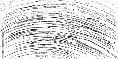 Vector brush stroke texture. Distressed uneven grunge background. Abstract vector illustration. Overlay over any design to create interesting effect and depth. Black isolated on white. EPS10