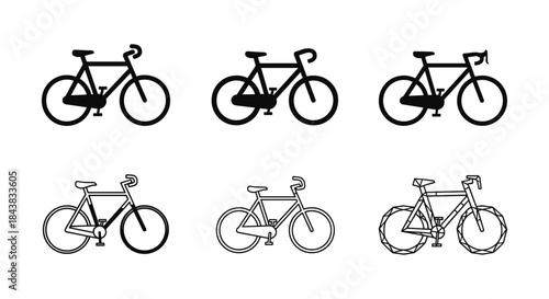 Minimalist bicycle designs: variety of styles for creative projects