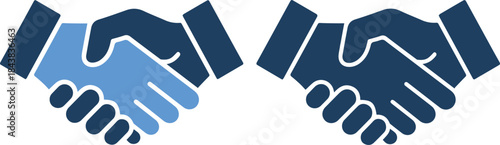 Handshake between two business partners