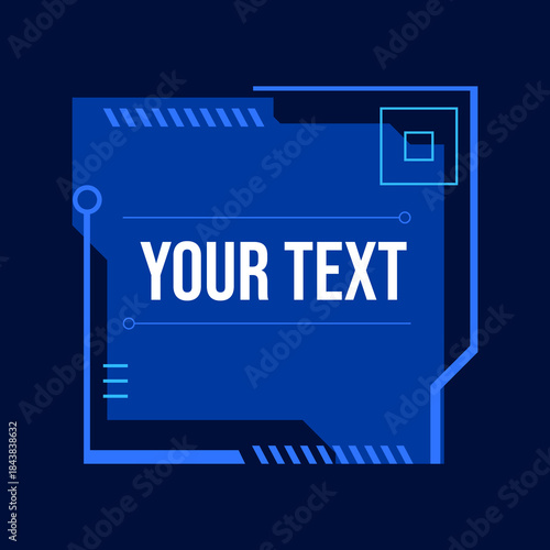 Futuristic design element web banner vector