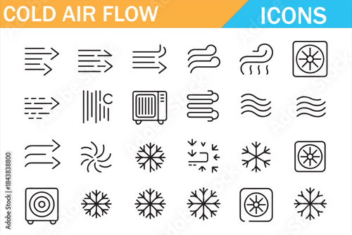 Ventilation and Cooling System Outline Symbols