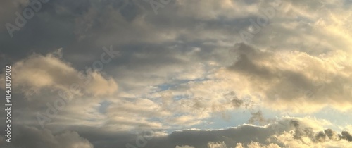 Dramatic Overcast Sky with Blue Breaks