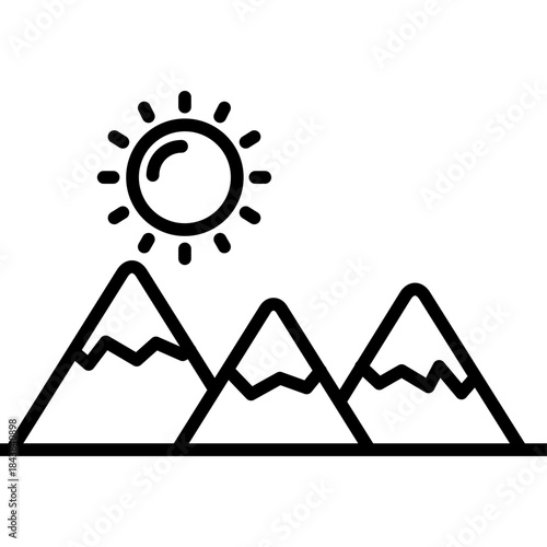 Mountains Icon