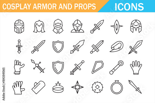 Armor and Weapon Pictograms for Fantasy Game Design