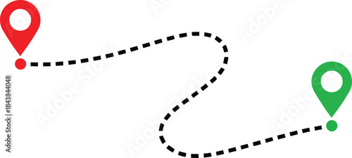 Navigating from start to destination point