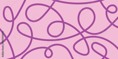 Twirl Background. Wave Wind Flow lilac 3d render loop. Abstract lilac geometric background compose. Abstract colorful background for design. Vector illustration. 3D Abstract Background.