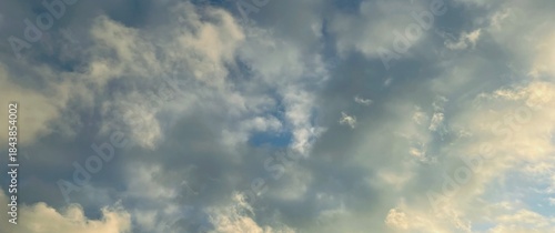 Dramatic Overcast Sky with Blue Breaks
