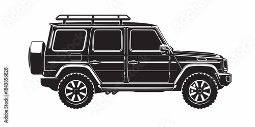 off road vehicle vector