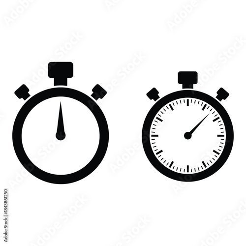 Stopwatch icons showing different time intervals