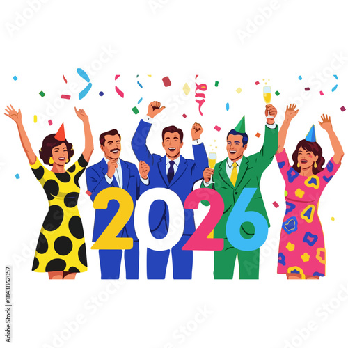 Wallpaper Mural new year, celebration, happy, new, year 2026 Torontodigital.ca