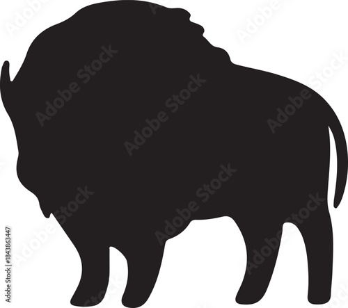 Bison/Buffalo Silhouette