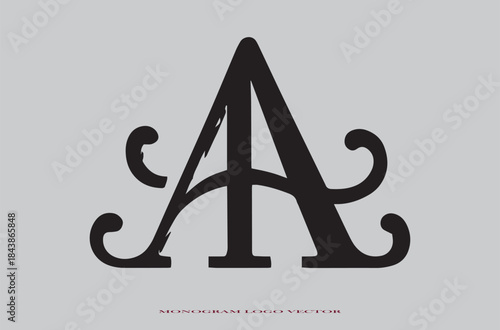 AA letter mark and monogram branding logo design with a leaf. And your best choice.	