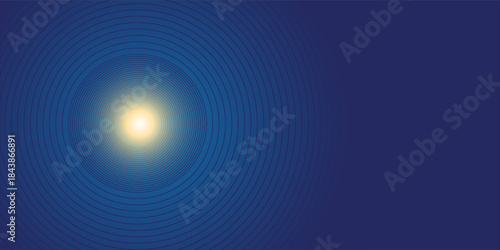 Bright blue dynamic abstract vector background with diagonal lines. 3d cover of business presentation banner for sale event night party. Fast moving soft circle wave line stripe decoration