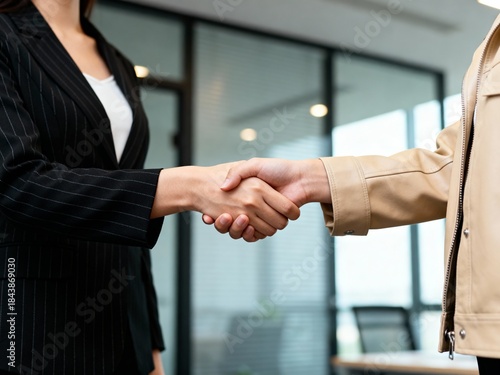 A handshake to seal a business deal