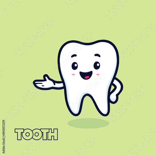 cute tooth Presenting an Object tooth,teeth,dental,dentistry,dentist,smile,oral,health,hygiene,clean,care,whitening,brace,braces,implant,cavity,decay,enamel,gum,gums,molar,incisor,canine,orthodontic,p