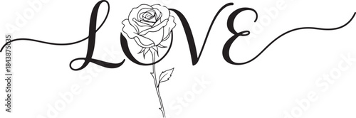 Valentine's Day Aesthetic Line Art Vector Illustration. Minimalist Romantic Couple Sketch for 14 February Gift & T-shirt Design.