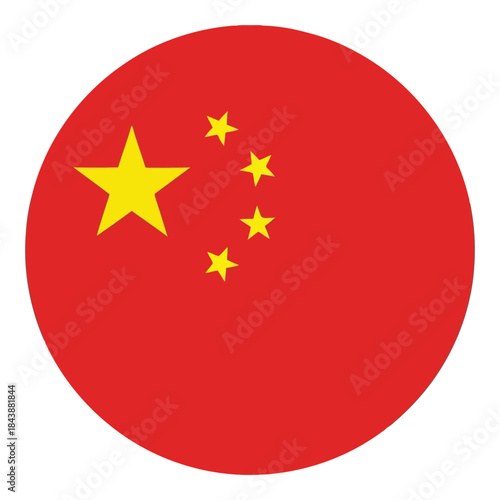 China national flag representing country's unity and pride