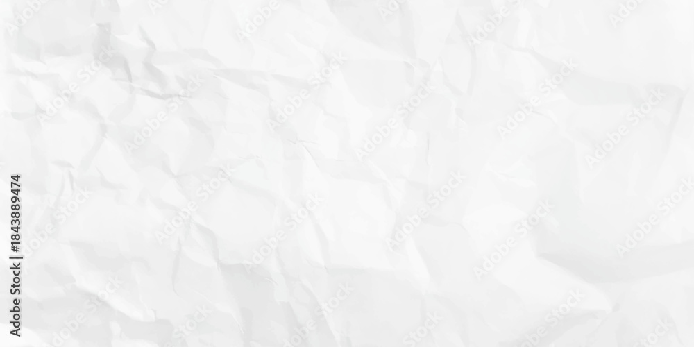Obraz premium closeup crumpled paper texture background. Paper texture Crumpled White. Top view.