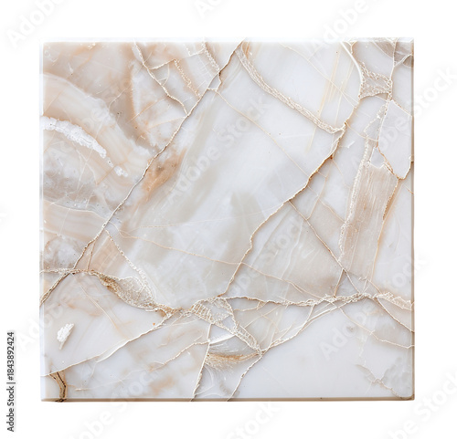 Wallpaper Mural A marble table top with unique veining details. The focus is on the surface, ideal for use in design and decoration. The clear background allows for easy integration into various projects Torontodigital.ca