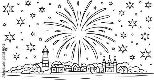 A simple graphic representing a vector file, suitable for digital design and scalability