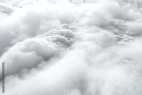 Atmospheric minimalistic close-up of rolling fog for tranquil environmental designs